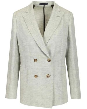 Latorre Double-Breasted Blazer - White