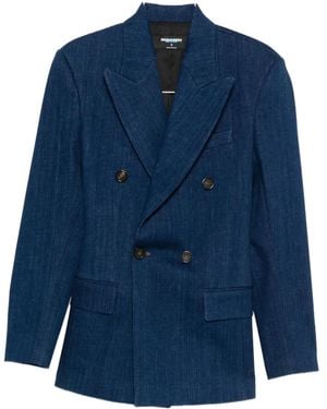 DSquared² Double-breasted Jacket - ブルー