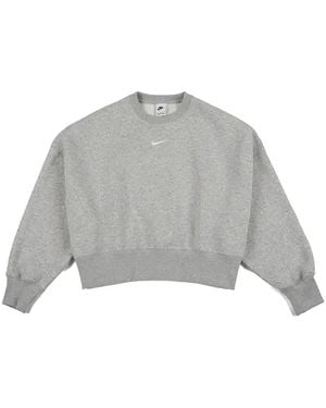 Nike Sudadera Corta Phoenix - Gris