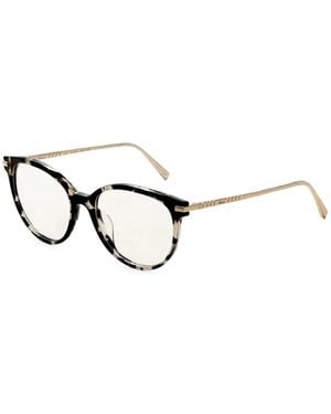 Chopard Lunettes De Vue Rondes À Effet Écailles De Tortue - Blanc