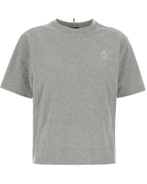 Moncler Logo-Patch T-Shirt (Set Of Three) - Grey