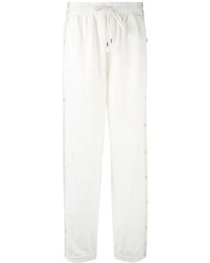 PUMA Side Button Track Trousers - White