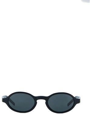 Saint Laurent Oval-Frame Sunglasses - Blue