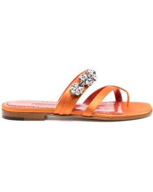 Manolo Blahnik Sandales Susa - Orange