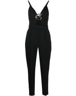 Elie Saab Cut-Out Detailed Jumpsuit - Black