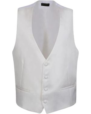 Dell'Oglio Button Waistcoat - Grey