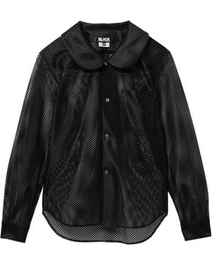 COMME DES GARÇON BLACK Mesh Shirt - Black