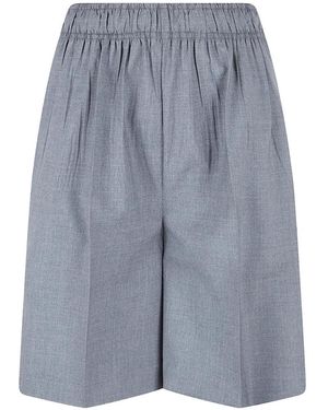 Prada Elasticated-Waistband Shorts - Grey