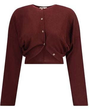 KHAITE Cardigan Finn - Rosso