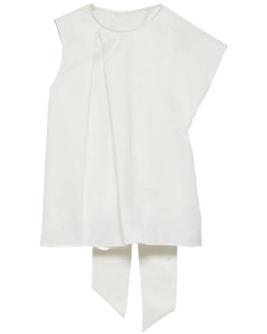 JW Anderson Asymmetric-Sleeve Top - White