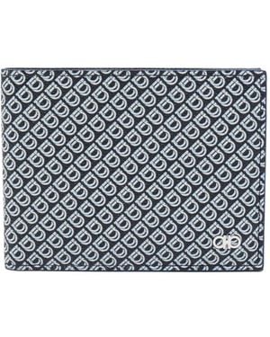 Ferragamo Portemonnaie mit Gancini-Detail - Grau