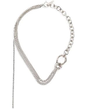 Justine Clenquet Aya Chain-Link Necklace - White