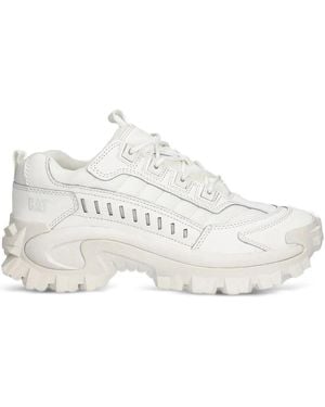 Caterpillar Intruder Lace-Up Trainers - White