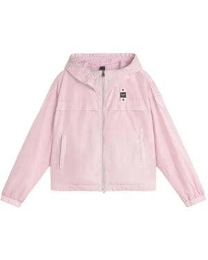 Blauer Hooded Zip Jacket - Pink