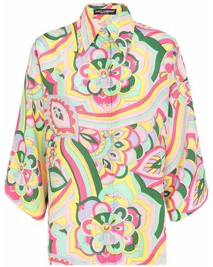 Dolce & Gabbana Shirts Red - Multicolour
