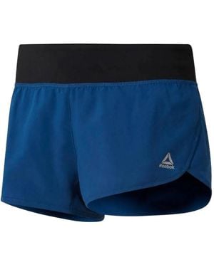 Reebok Logo Running Shorts - Blue