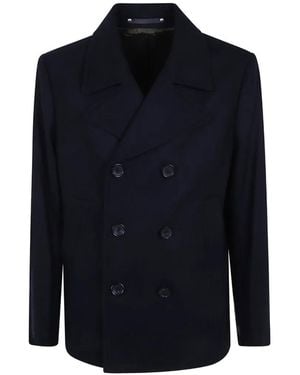 Paul Smith Double-Breasted Jacket - Blue