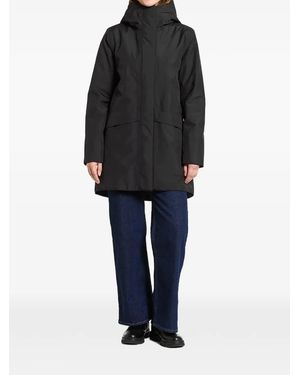 Didriksons Cajsa Hooded Zip-Up Jacket - Black