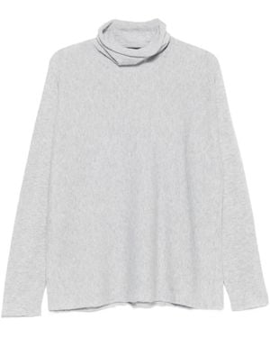 Bruno Manetti Fein Gestrickter Pullover - Weiß