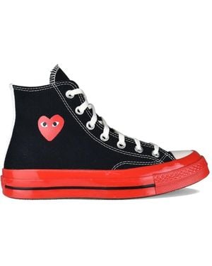 COMME DES GARÇONS PLAY Chuck Taylor High-Top Sneakers - Red