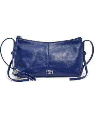 Bimba Y Lola Petit Sac À Bandoulière En Cuir Électrique - Blue
