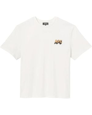 A.P.C. ロゴ Tシャツ - ホワイト