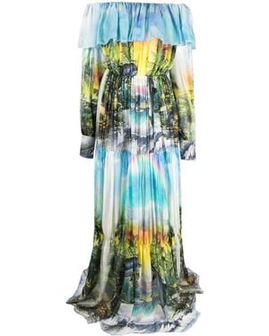 Philipp Plein Maxi Dress - Green