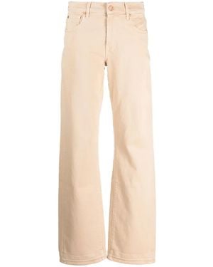 7 For All Mankind Tess Straight-Leg Jeans - Natural