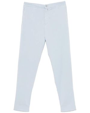 Kiton Pantalon À Coupe Droite - Bleu
