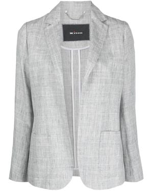 Kiton Blazer Tartan - Grigio