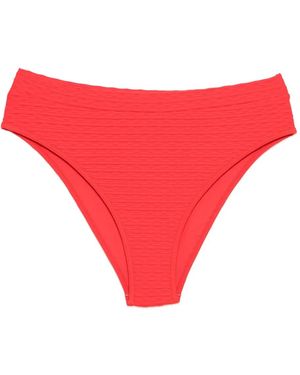 Duskii Bikinihöschen mit hohem Bund - Rot