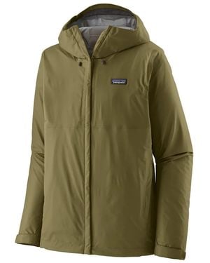 Patagonia Logo-Patch Hooded Jacket - Green