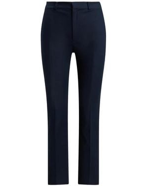 Ralph Lauren Slim-Fit Straight-Leg Pants - Blue
