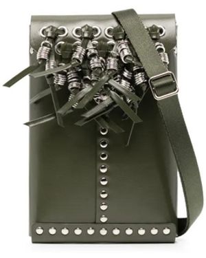 Toga Leather Crossbody Bag - Green