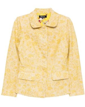 BLAKLACE Floral-Printed Jacket - Metallic