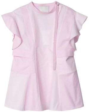 3.1 Phillip Lim Ruffled-Sleeves Blouse - Pink