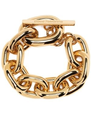Rabanne Xl Link Bracelet - Metallic