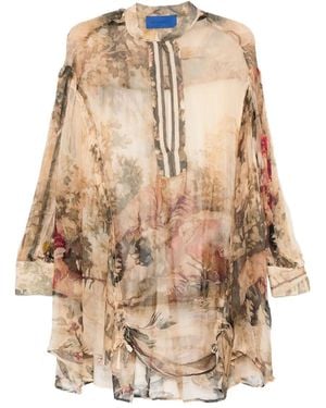 Mes Demoiselles Top estampado - Neutro