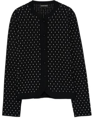 Emporio Armani ロングスリーブ カーディガン - ブラック