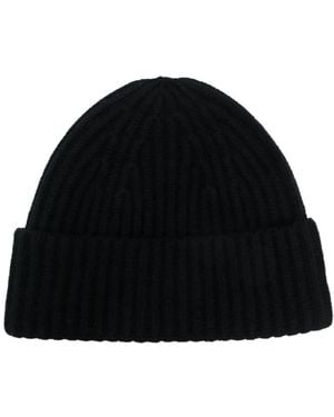 Lisa Yang Martigny Knitted Cashmere Beanie - Black