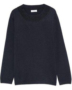 Barba Napoli Crew-Neck Jumper - Blue