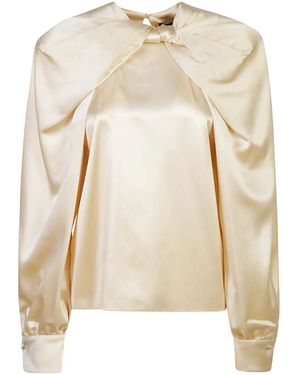 Max Mara Silk Blouse - Natural