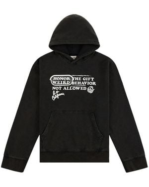 Honor The Gift Not Allowed Cotton Hoodie - Black