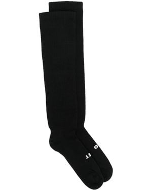 Rick Owens Klassische Kniestrümpfe - Schwarz