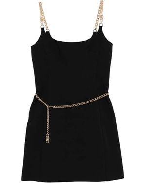 Michael Kors Chain-Belted Dress - Black
