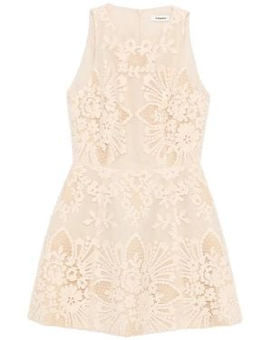 Sandro Lace Mini Dress - White