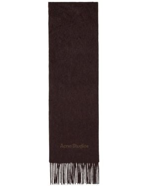 Acne Studios フリンジ スカーフ - パープル