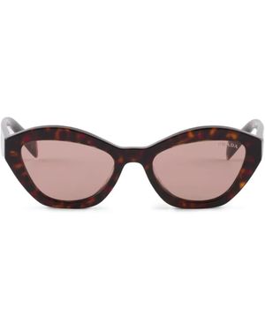 Prada Logo Sunglasses - Brown