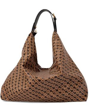 Gherardini Sac Porté Épaule Amazzonia À Motif Monogrammé - Marron