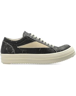 Rick Owens Sneakers Con Inserti - Nero